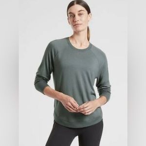 NWT Athleta Mindset Sweater, Bali Green size M